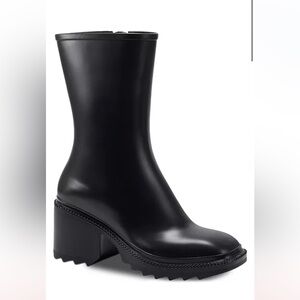 INC Black Women's Everett Rain Boots